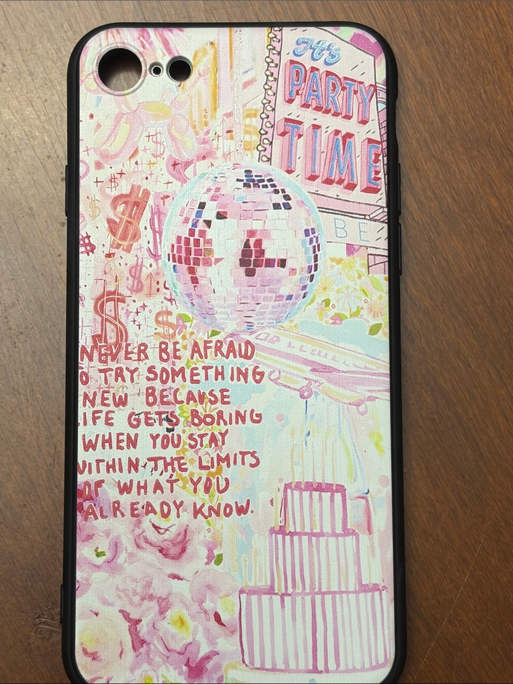 Pink Floral Collage Phone Case - Decorative Protective Cover - Picture 7 of 10